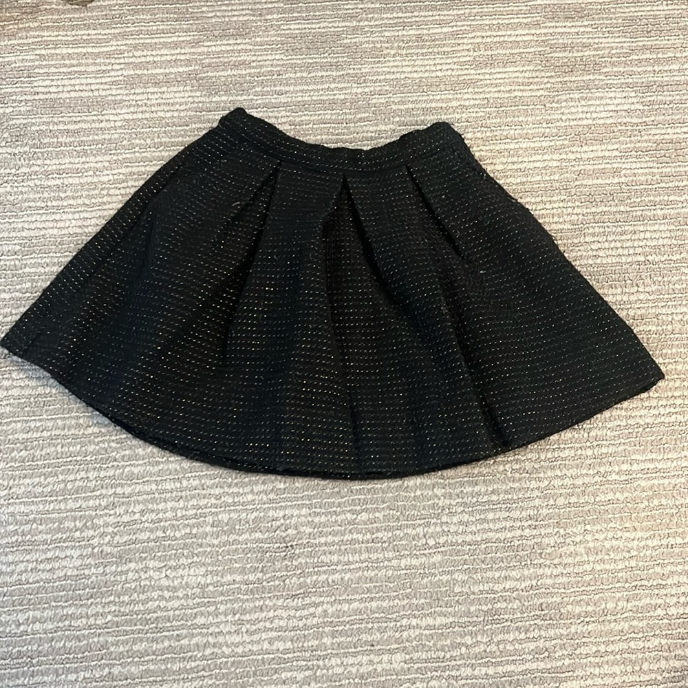 Black with gold thread skirt